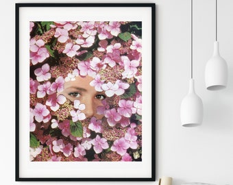 Stampe rosa - Poster rosa - Arte floreale rosa
