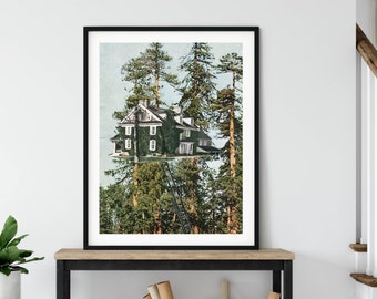 Tree house print