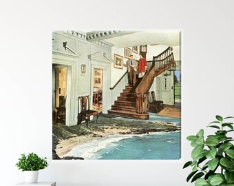 Large canvas print, 80 x 80 cm canvas art, Home canvas, Living room decor