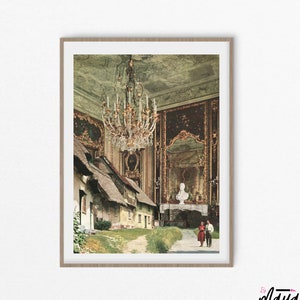 Midcentury Print, Retro Prints, Architektur Kunst, Vintage Poster, Geschenk für Freundin, Geschenk für Freund, Einweihungsparty Geschenk, Vintage Kunst