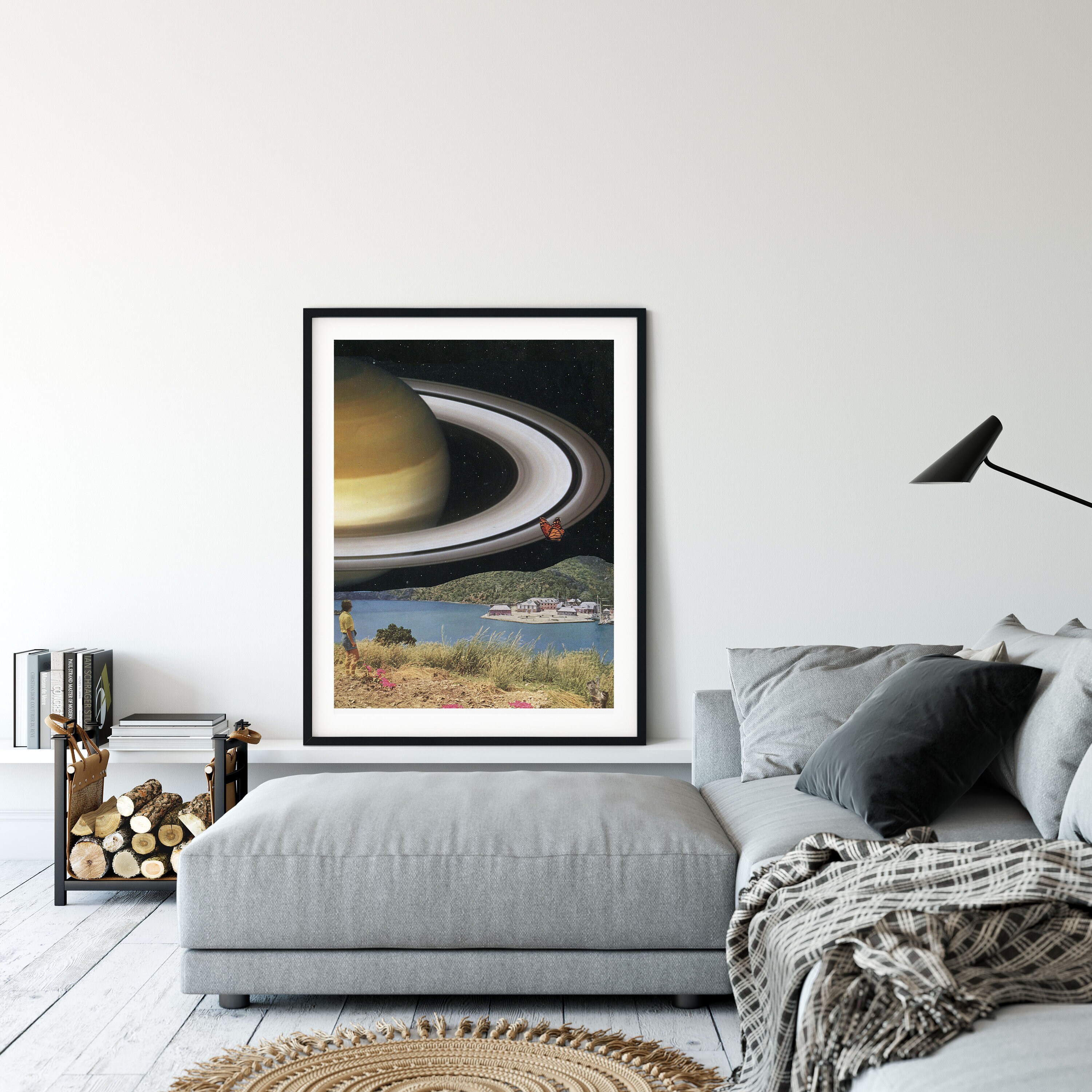 Saturn Print. Sci Fi Art, Universe Space Poster - Etsy