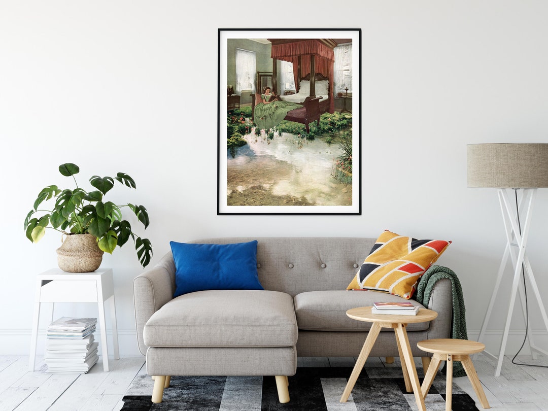 Large Prints, Extra Large Wall Art, Garden Prints, Floral Art, Reading, Home Decor, Living Room