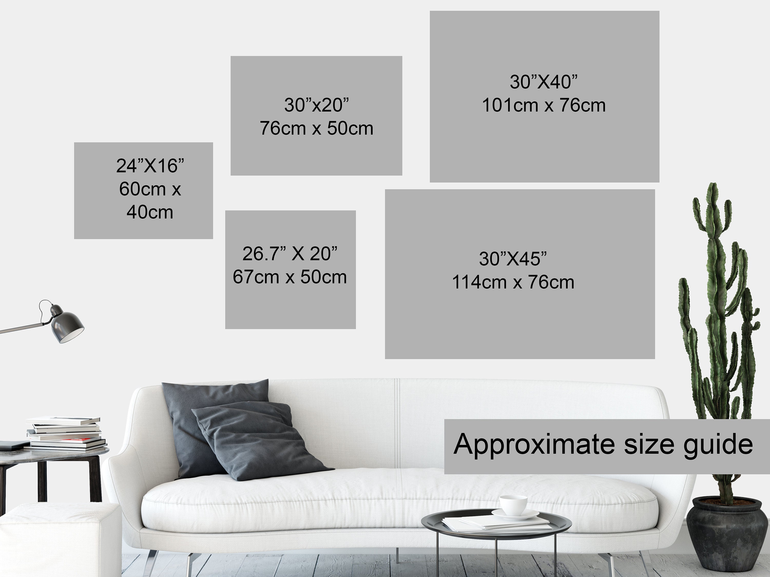 Large beach art print Large wall art poster Huge living room | Etsy