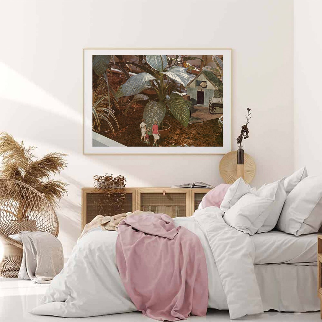 Large Botanical Art Print, Oversized Wall Art for Living Room, Kitchen ...