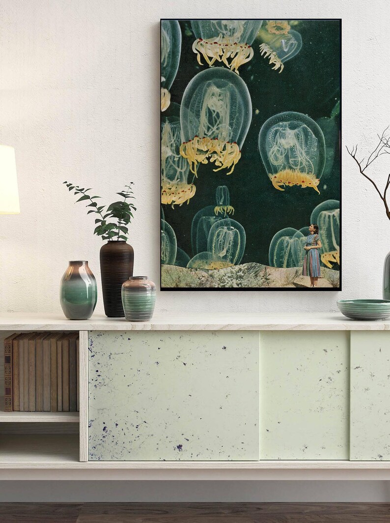 Large Wall Art Bohemian Decor Coastal Wall Art Ocean Sea - Etsy - Textured Wall Art For Bohemian Coastal Bohemian Style