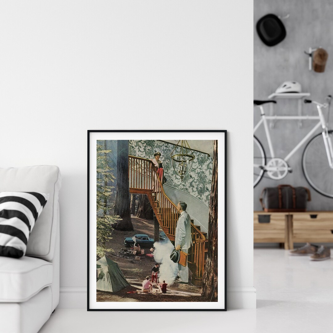 Trees Wall Art Print, Large Wall Art, Extra Large Prints, UK Artist, Modern Art, Contemporary