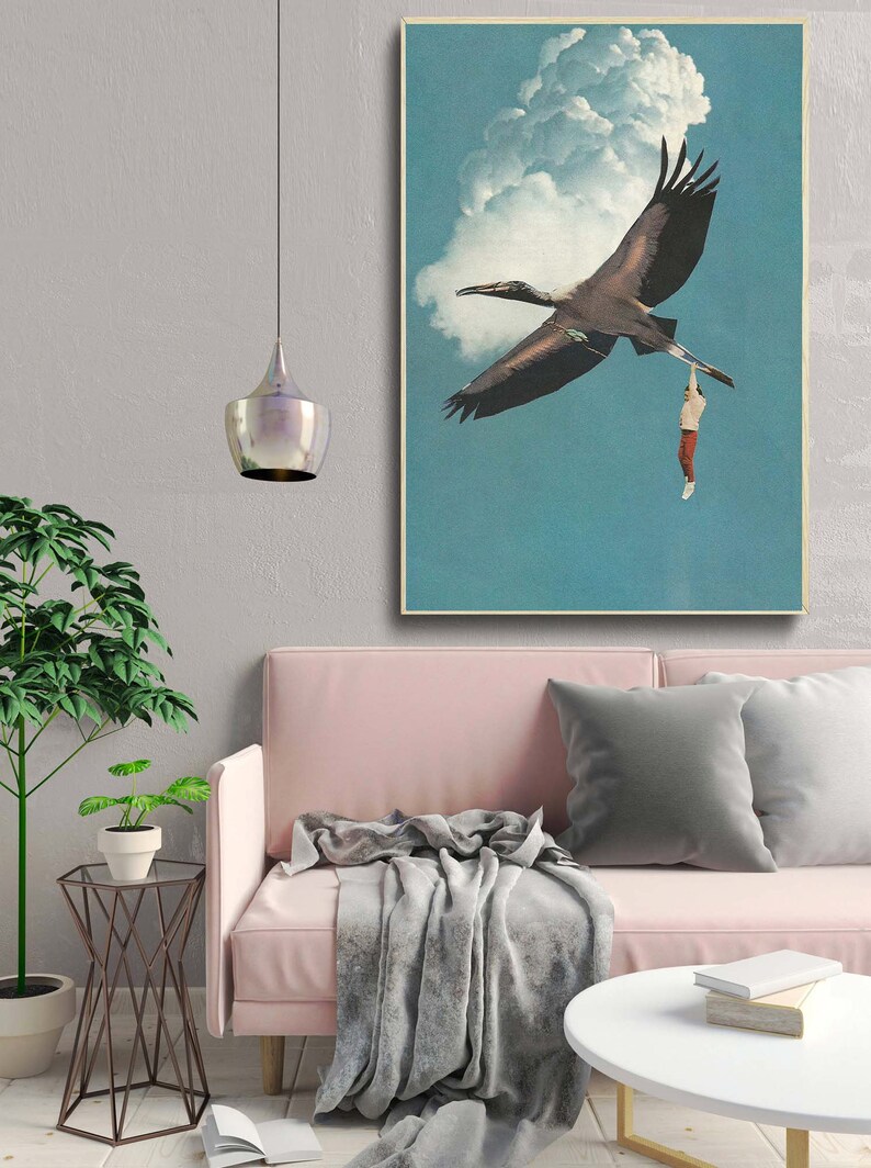 wallpapers Large Prints For Hallway bird art livingroom art bird print