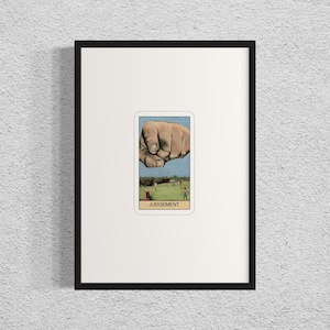 Impresión de la carta del tarot El Juicio - Edición limitada - Póster de 50 x 70 cm