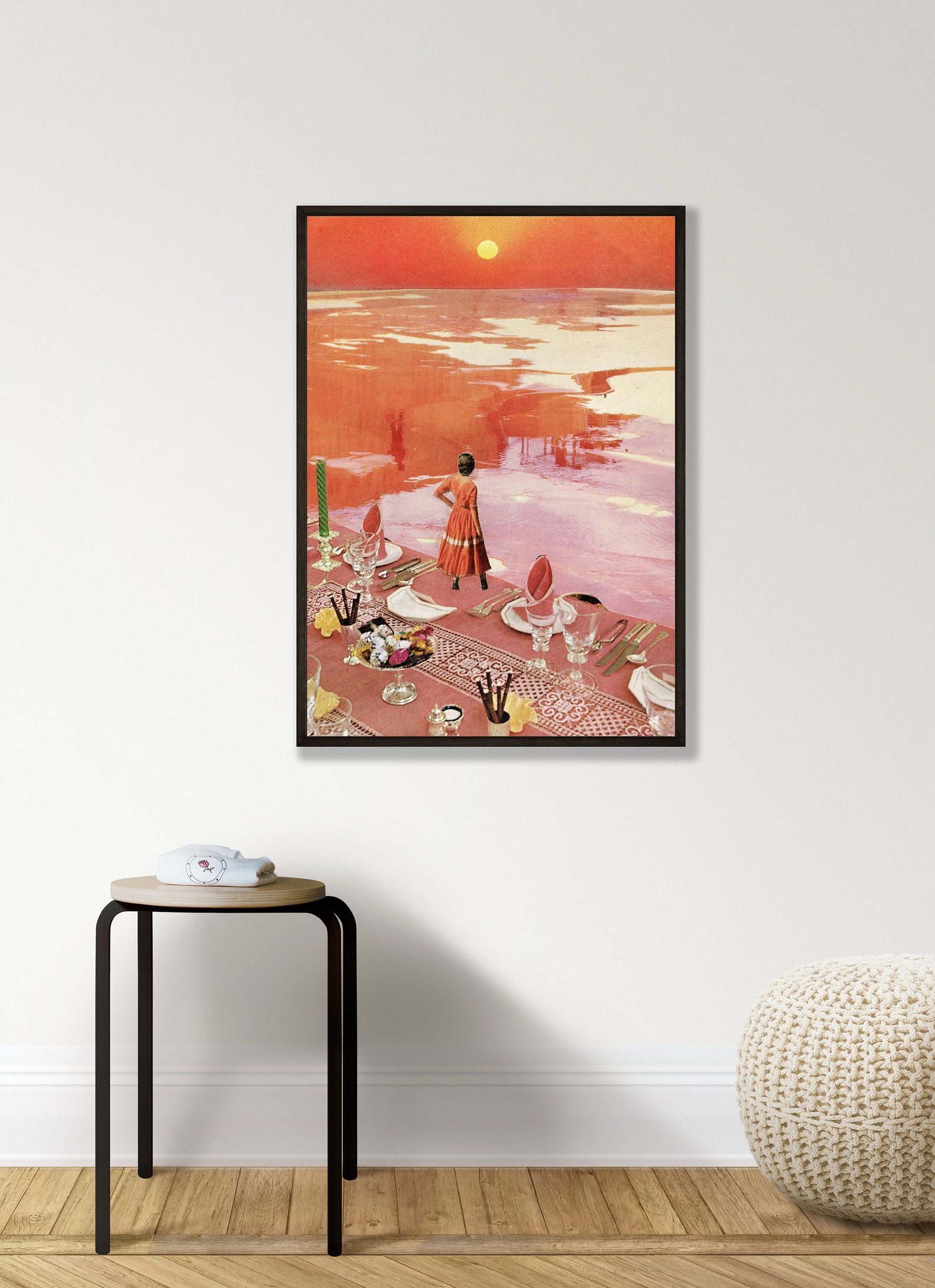 Sunset Print Sunset Wall Art Orange Wall Art Orange Decor Etsy UK