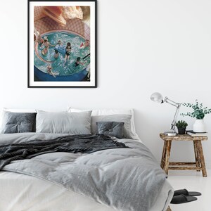 Large food art print, Large kitchen poster, Extra large art, Swimming pool poster, Huge art image 3
