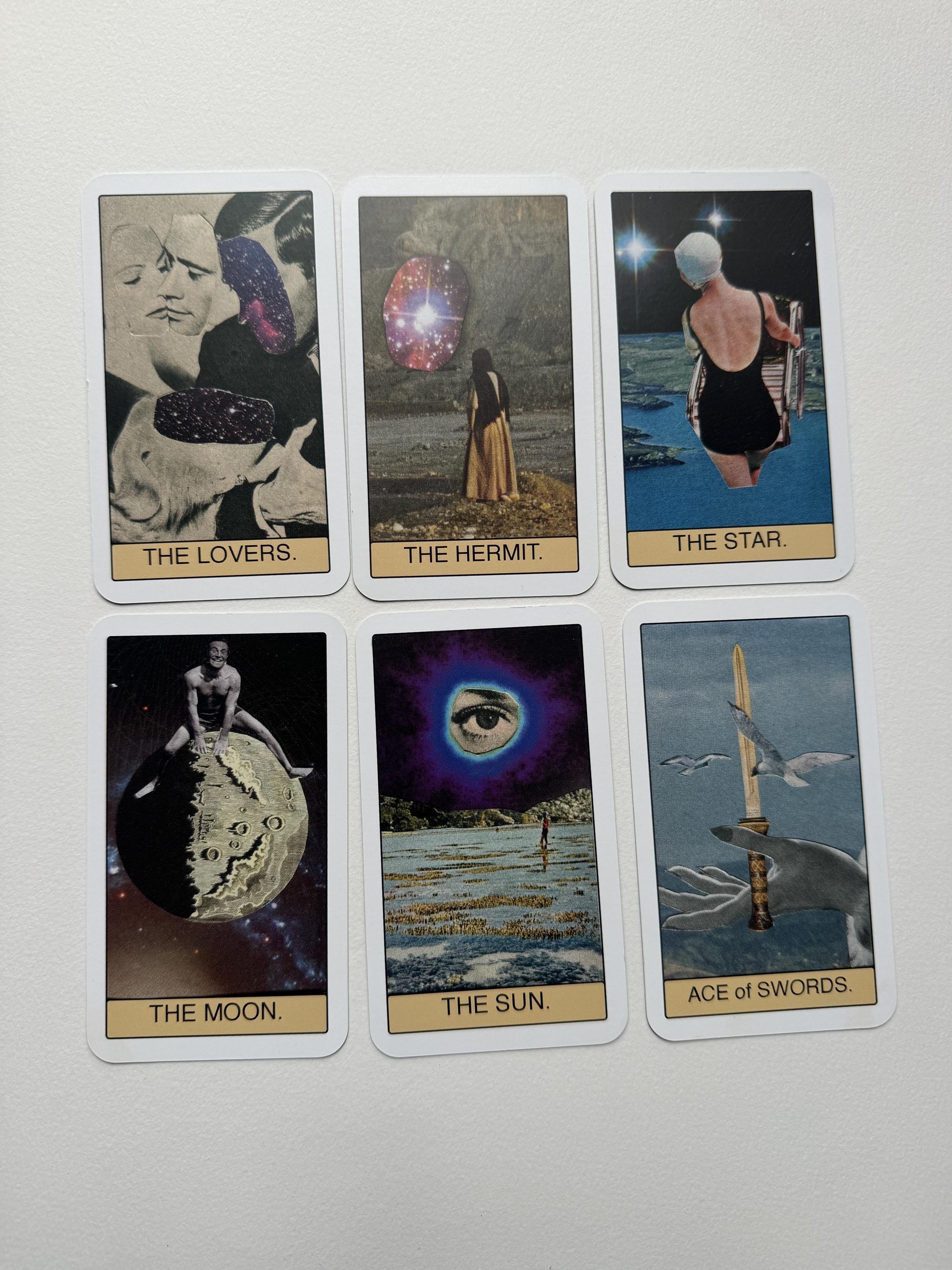 Maya Land Tarot Deck - 78 Unique Collage Art Cards - Etsy