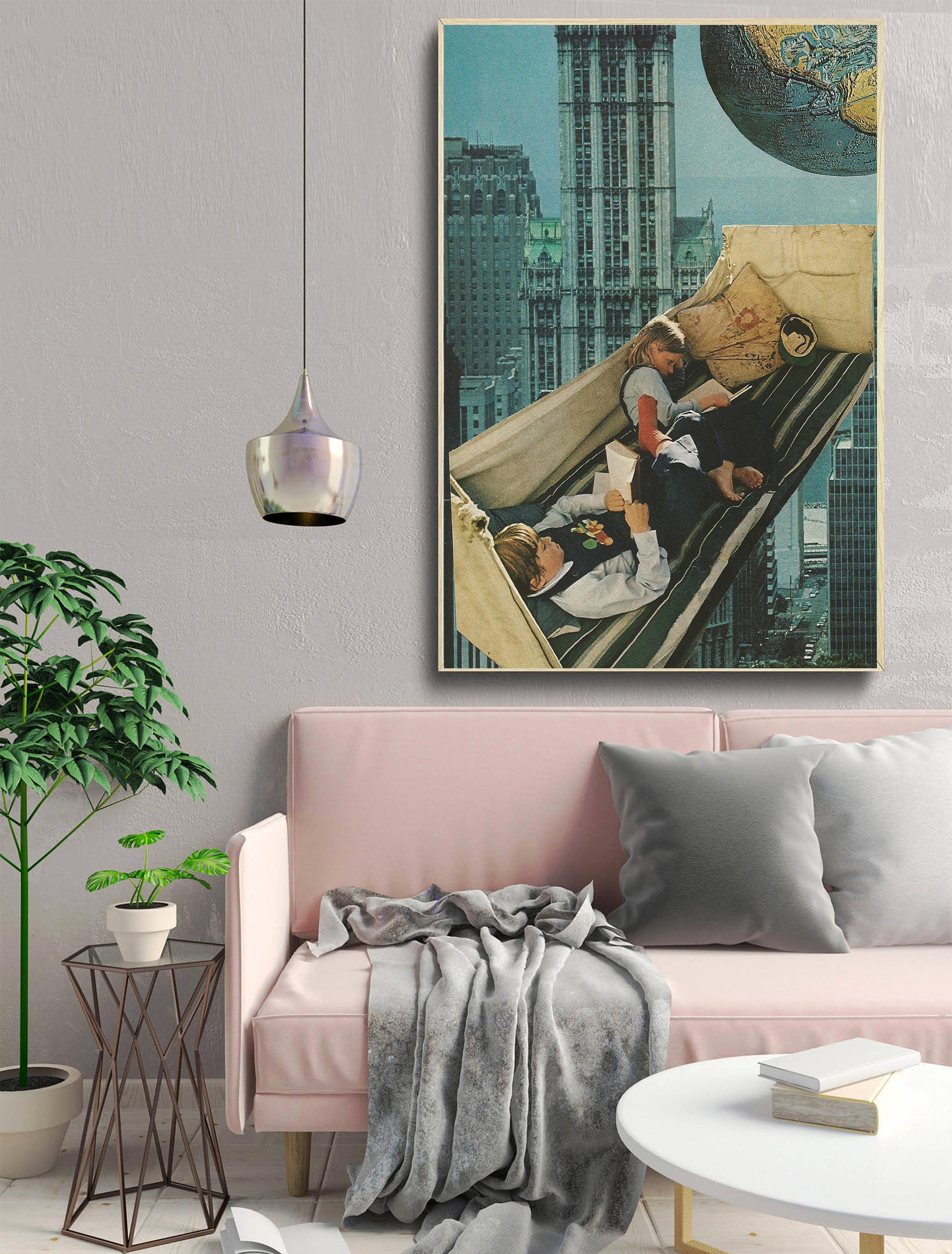 最上の品質な Extra Art, Wall Large Print, Cityscape Large 40 X 30 Art, ポスター