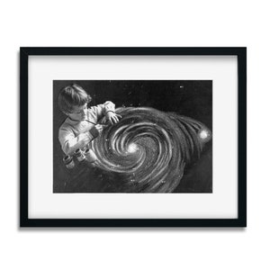 5x7 art print - Painting the universe art print