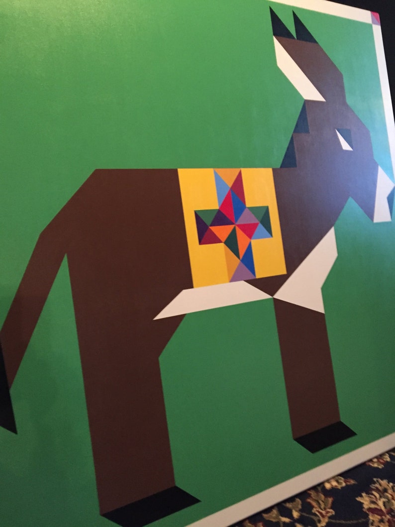 Barn quiltbarn quilts painted quilt blockdonkey barn quilt Etsy
