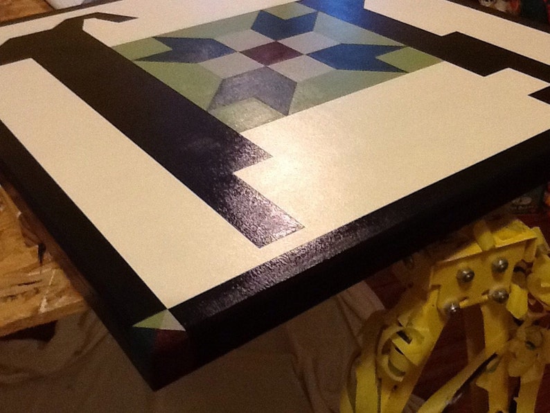 Original goat barn quilt. Choose your colors and pattern. Etsy