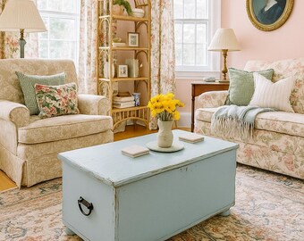 Shackteau Interiors Milk Paint Parlour Blau