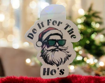 Santa Do It For the Ho's Magnetic Bookmark