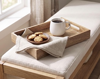 Wooden Big Serving Tray | Mango Wood | 10×15 Inches