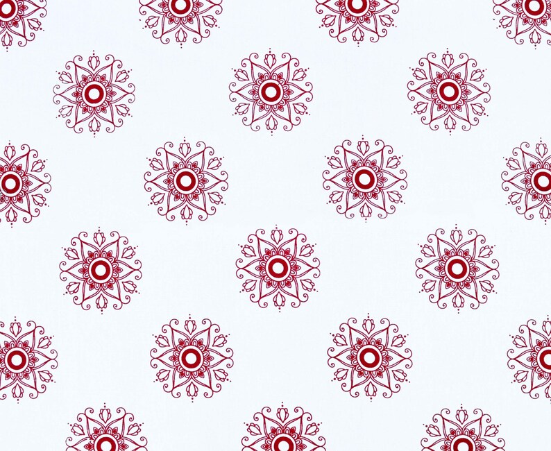 snowflake print 100/% cotton red and white color Christmas table cloth pompom lace sizes available
