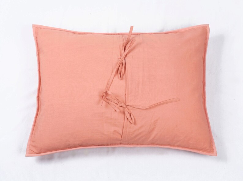 kantha Coral boho 20X26 inches quilted stripe pattern 100/% cotton pillow covers