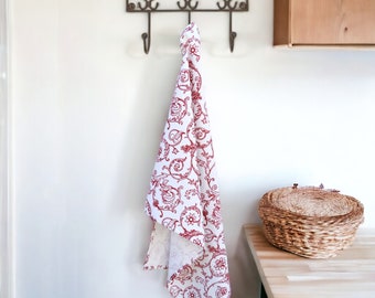 Cotton Kitchen towel, printed tea towel, kitchen decor, gift, size 20"X28"