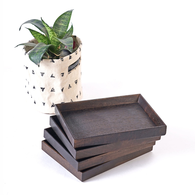 Small Wooden tray, dark wood, rustic serving tray, farmhouse dec Small Wooden tray, dark wood, rustic serving tray, farmhouse dec