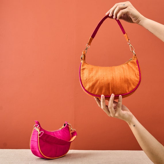 Buy Nikgic velvet Kids Handbags Little Girl 's Shoulder Bag Shoulder Purses  with Beads (Pink) Online at desertcartINDIA