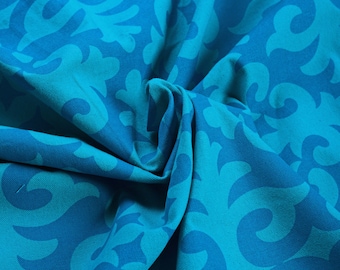 Grey Printed Fabric Shyrdak Pattern 100% Cotton Duck by the | Etsy