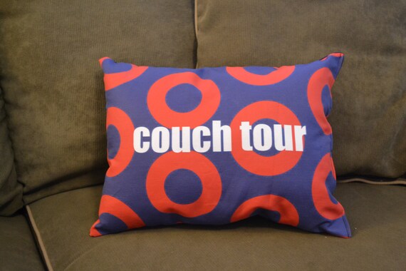 Phish Couch Tour Pillow Fishman Donut Etsy