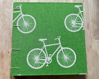 Coptic Bound Sketchbook / Bicycles