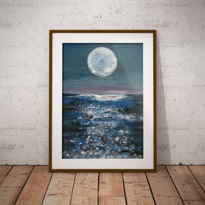 Moon Art Print ~ Printable Wall Art