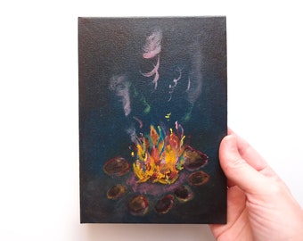 Glowing Fire Original Artwork