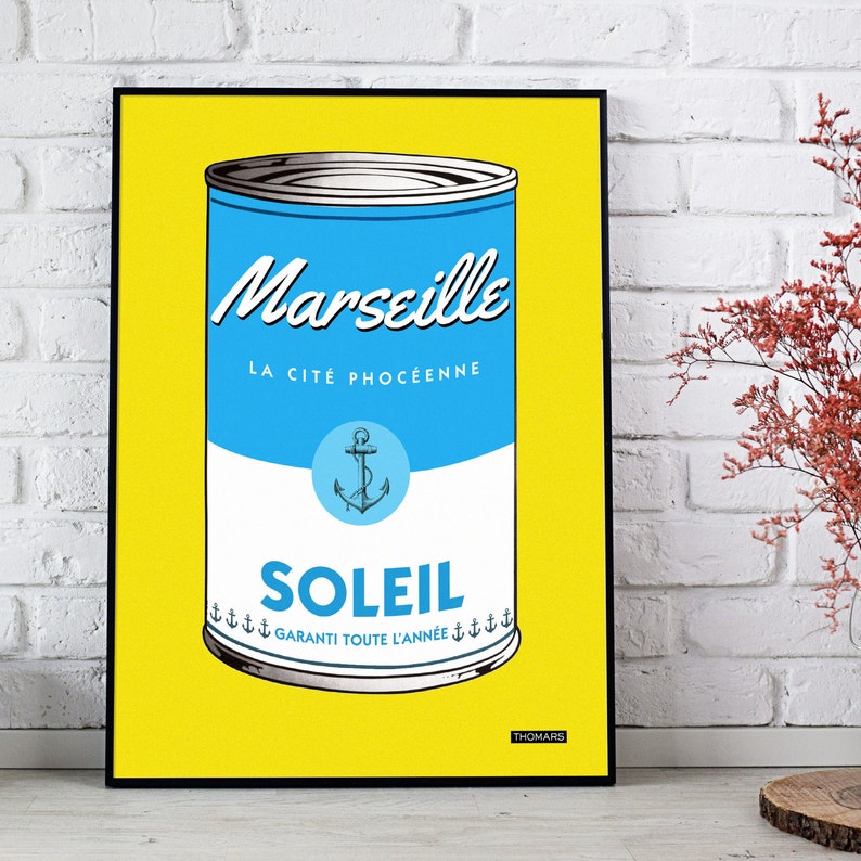 POP poster 'MARSEILLE in a can' POP Poster