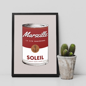 Affiche "MARSEILLE IN A CAN" Poster