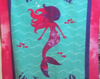 Mermaid in Training Fleece Throw FREE SHIPPING