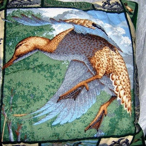 CLEARANCE Mallard Duck Bird Pillow ready to use FREE SHIPPING