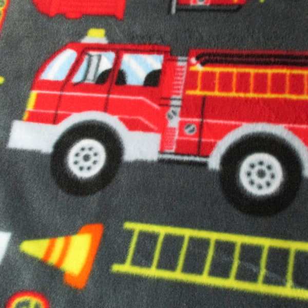 Fire Truck Blanket Etsy