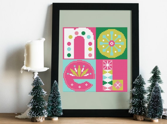 Christmas Cross Stitch Pattern PDF Instant Download | Etsy