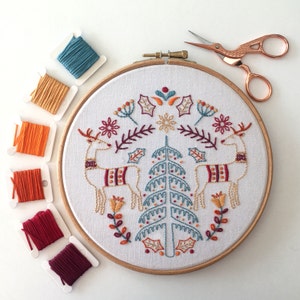 Christmas Embroidery Kit - Christmas Hand Embroidery