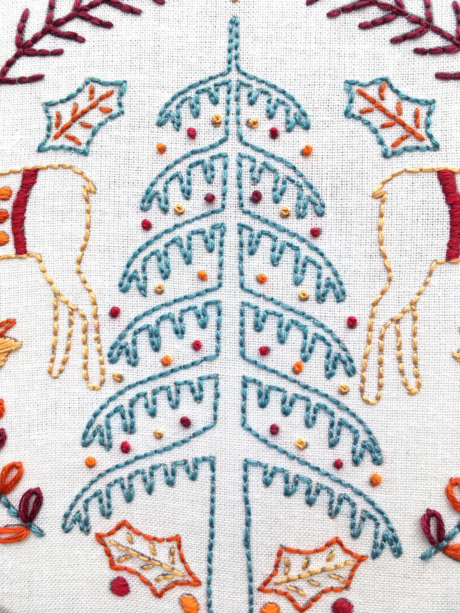 Christmas Embroidery Kit Christmas Hand Embroidery Etsy UK