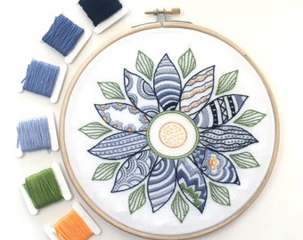 Embroidery Kit - Flower Embroidery Kit