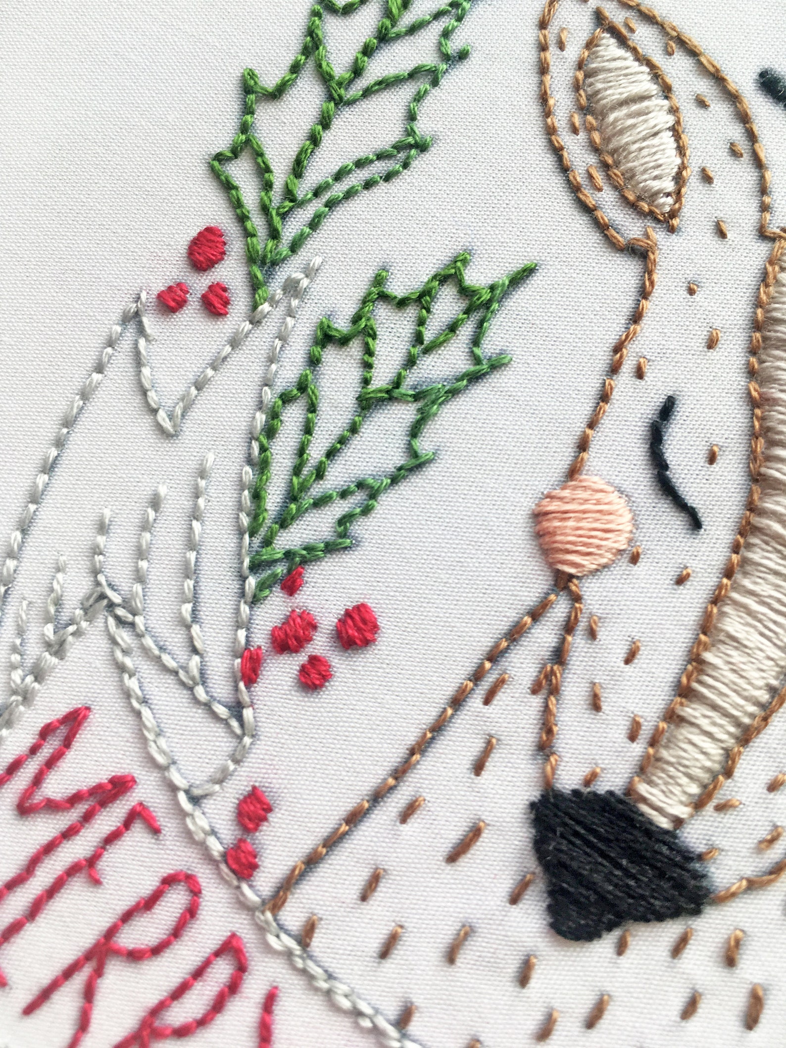 Christmas Embroidery Kit Hand Embroidery Etsy