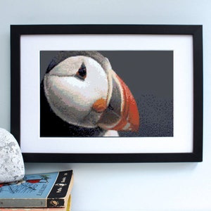 Puffin Cross Stitch Pattern PDF