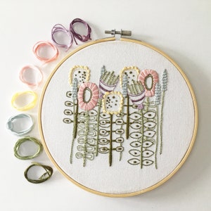 Embroidery Kit - Floral Embroidery Kit