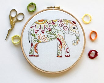 Embroidery Kit - Elephant Embroidery