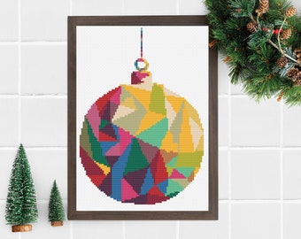 Christmas Decoration Cross Stitch Pattern PDF ** Instant Download **