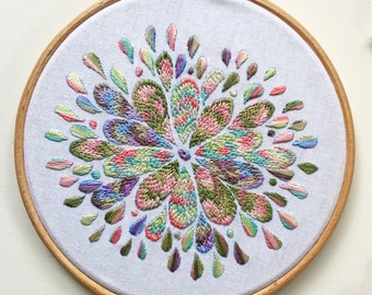 Hand Embroidery Pattern - Pre-Printed Fabric for embroidery