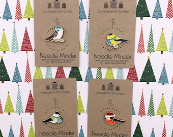 Winter Birds Needle Minder - Magnetic Needle Minders