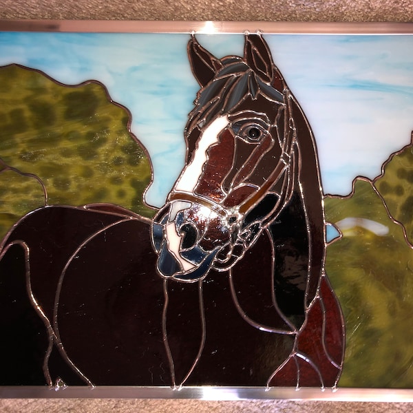 Custom Stained Glass Pet Portraits - Any Pet