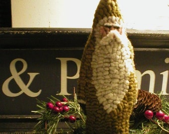 Hooked Rug Santa PDF Pattern Only Thewarehouseshelf Hooked Rug Santa Pattern